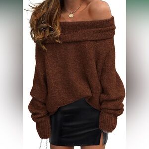 🆕 Women's Off The Shoulder Sweater